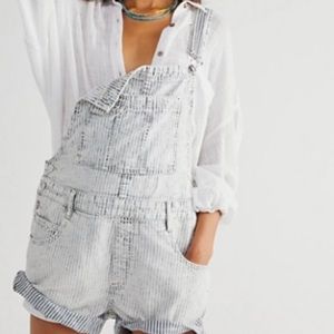 Free People baggy overalls